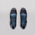 Wilder shoes - top view of black vachetta leather open-toe mary jane women's mid-heel sandal - Constance - wildershop.com