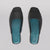 Wilder shoes - black women's flat slide sandal in black - maude - top view